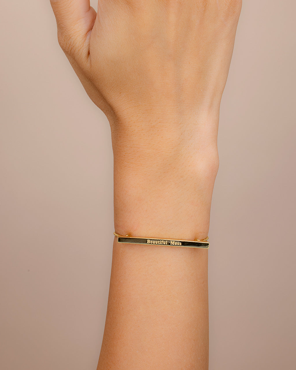Inspirational Bar Slider Bracelet