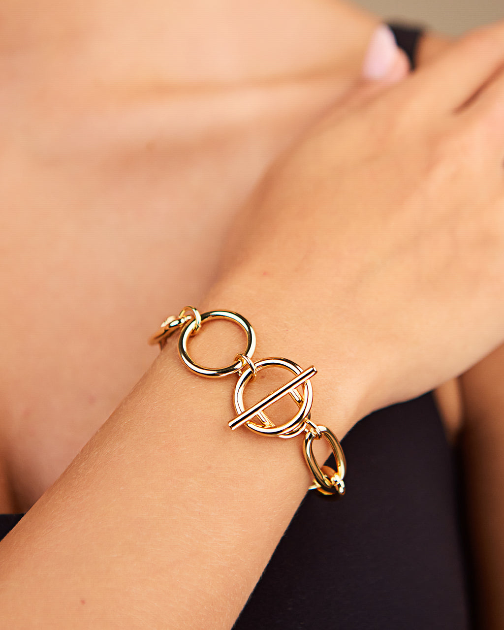 Linked Toggle Bracelet