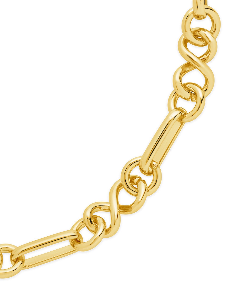 Infinity & Oval Link Chain Bracelet Bracelet Sterling Forever 