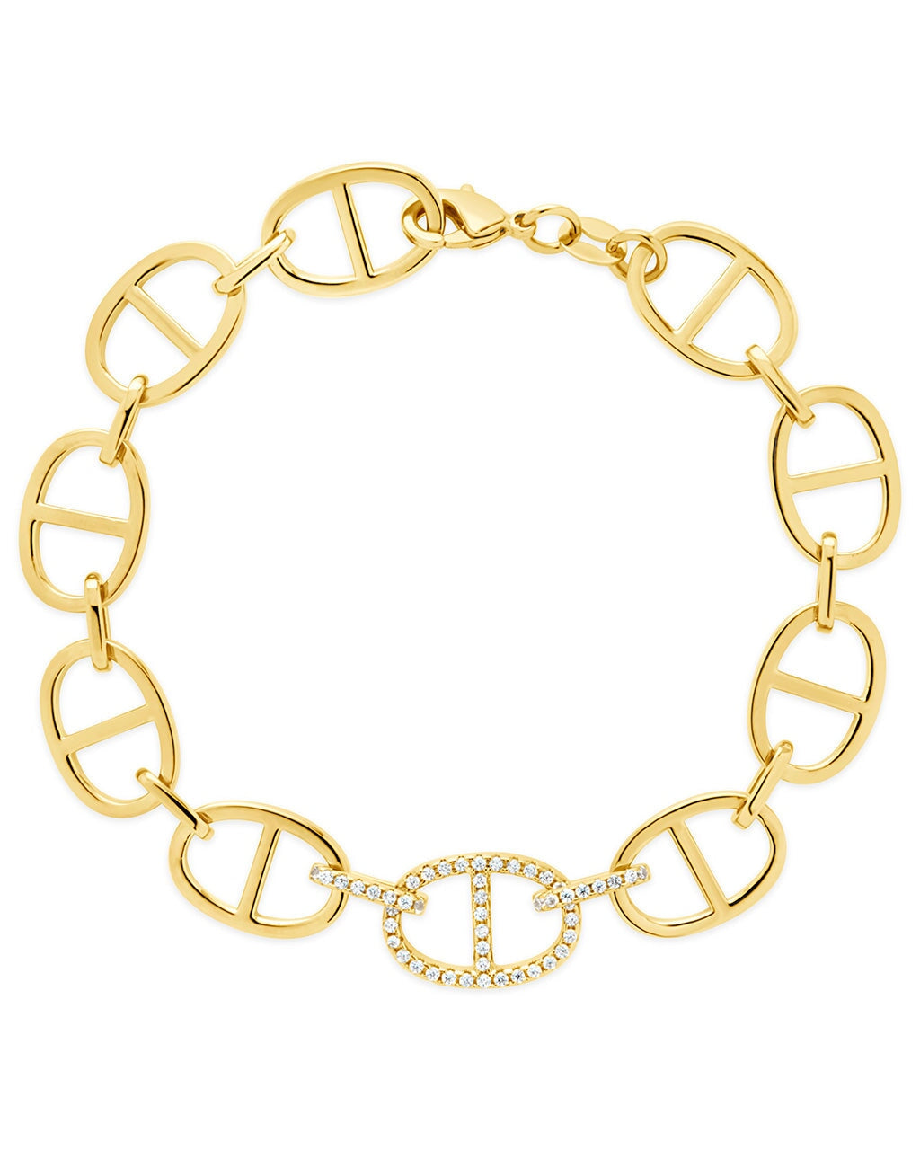 Regan Chain Bracelet Bracelet Sterling Forever Gold 