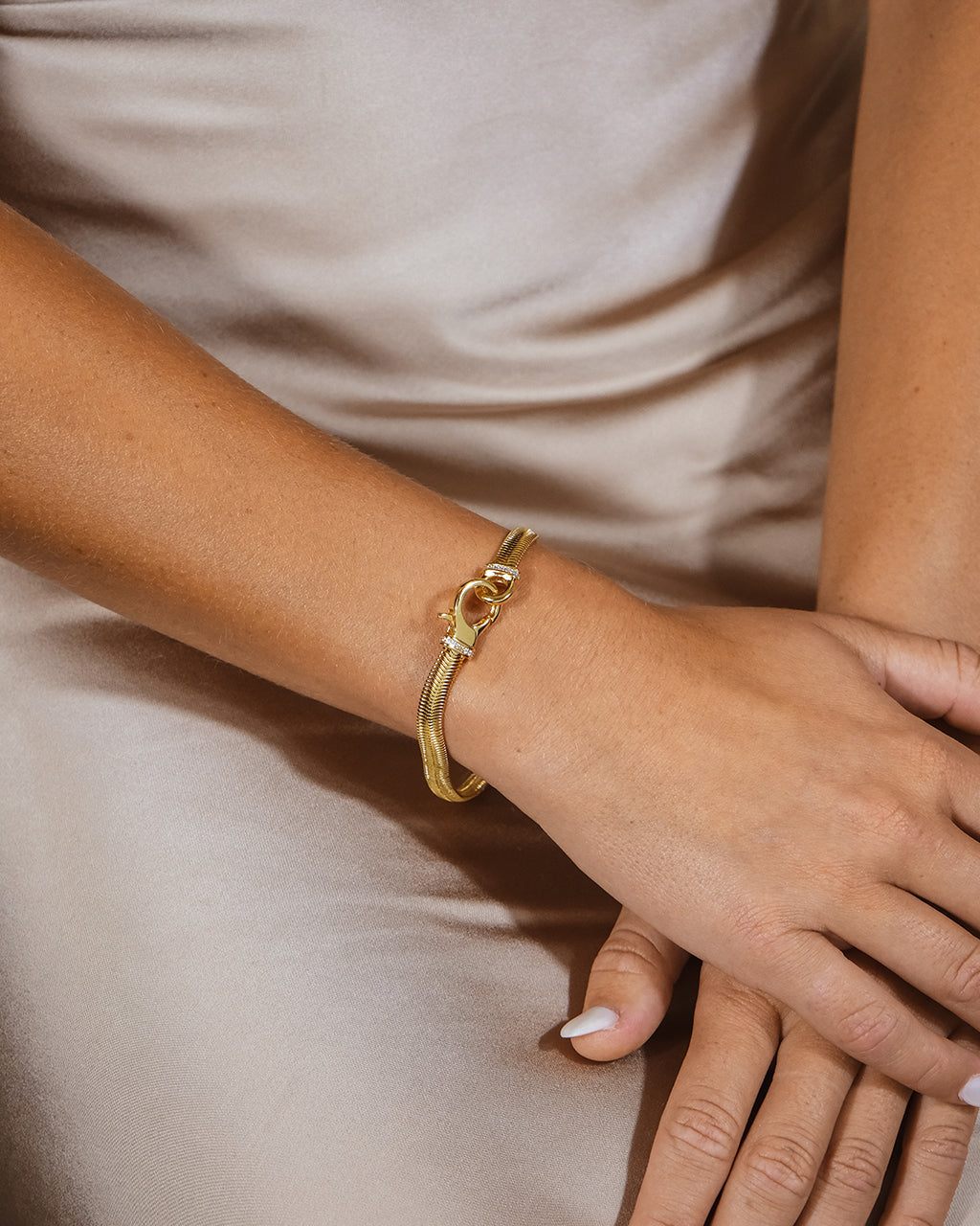 Kassidy Statement Chain Bracelet