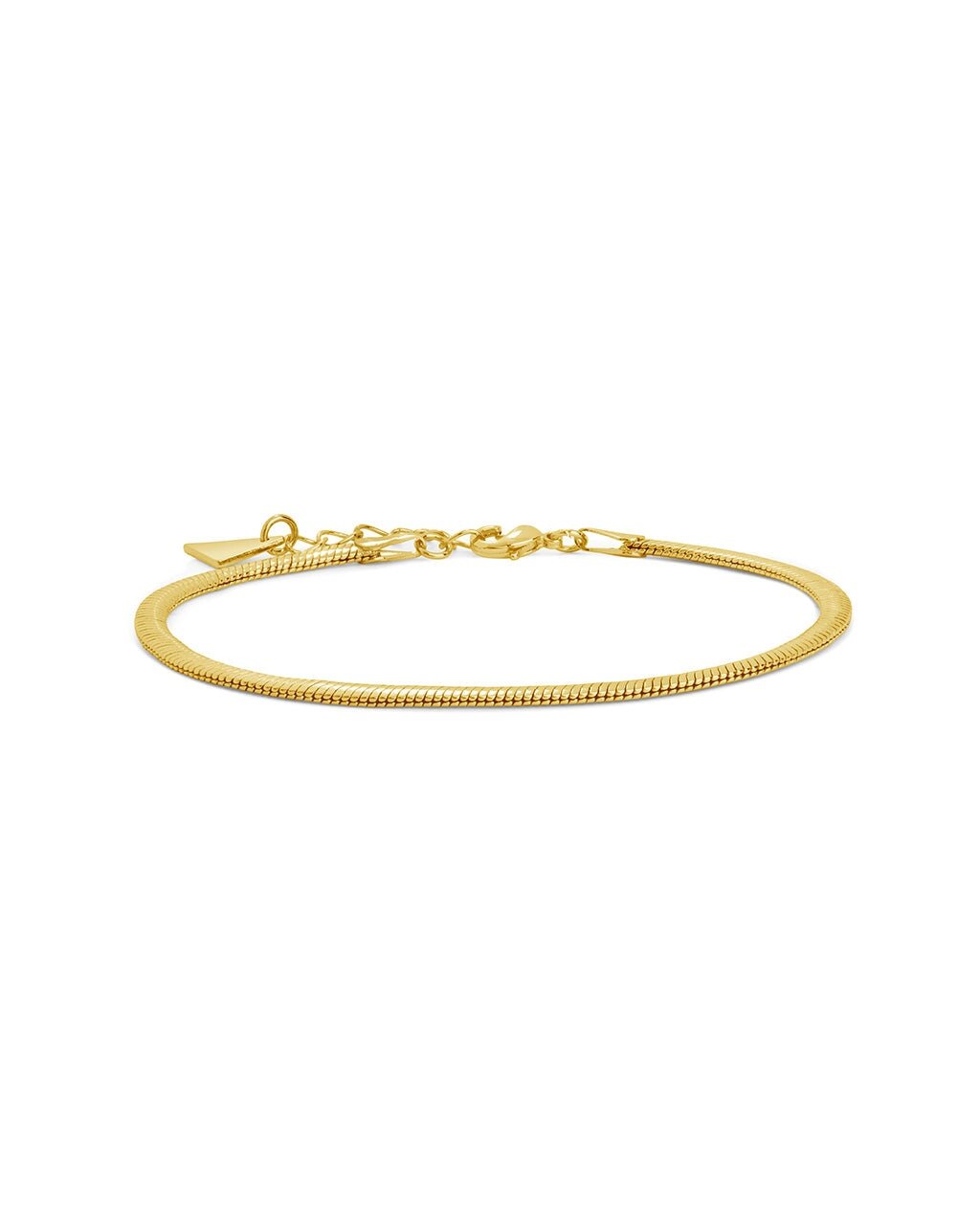 Cami Herringbone Chain Bracelet - Sterling Forever