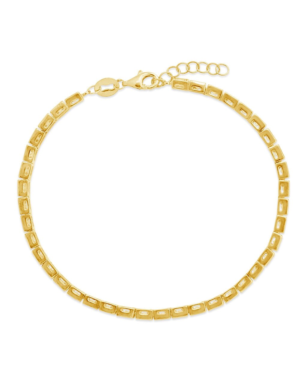 Christina Square CZ Tennis Bracelet - Sterling Forever