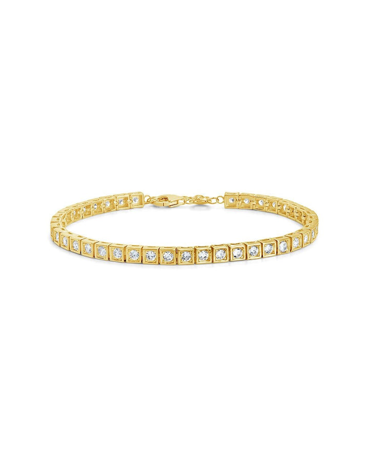 Christina Square CZ Tennis Bracelet