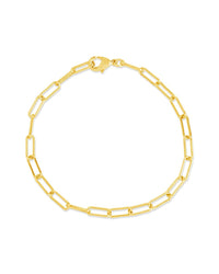 Sylvie Paperclip Chain Bracelet - Sterling Forever