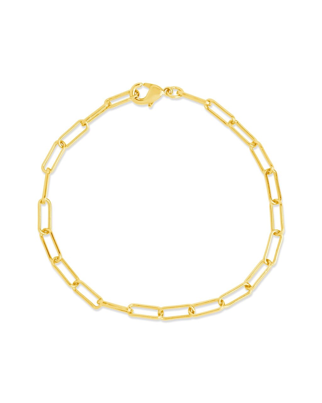 Sylvie Paperclip Chain Bracelet - Sterling Forever