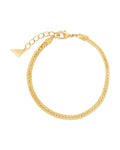 Bentley Flat Herringbone Chain Bracelet - Sterling Forever