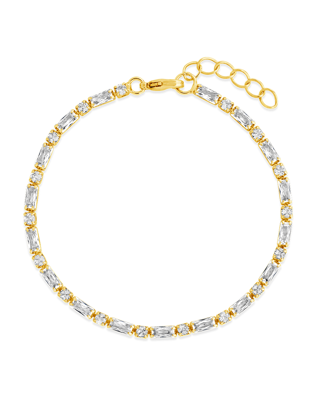 Georgia CZ Tennis Bracelet - Sterling Forever