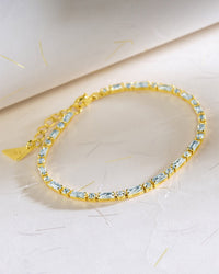Georgia CZ Tennis Bracelet - Sterling Forever