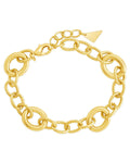 Carter Round Statement Link Bracelet - Sterling Forever