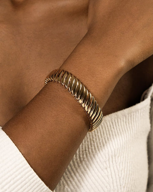 Bethany Ripple Watch Band Bracelet - Sterling Forever