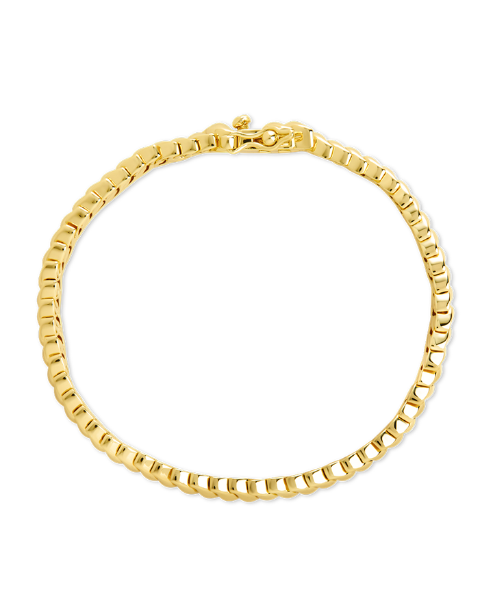 Karis Ribbed Chain Bracelet