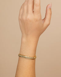 Karis Ribbed Chain Bracelet