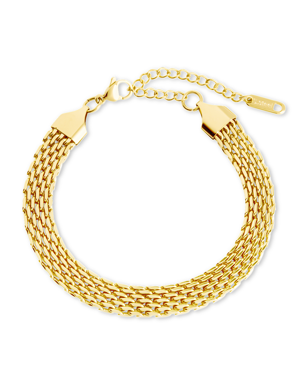 Larken Four Row Chain Link Bracelet