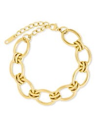 Celia Oval Chain Link Bracelet