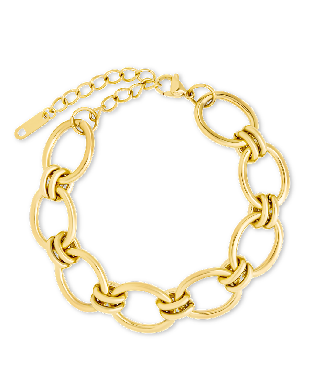 Celia Oval Chain Link Bracelet