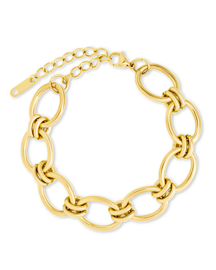 Celia Oval Chain Link Bracelet