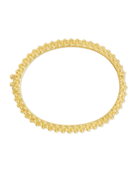 Fern Bubble Textured Bangle