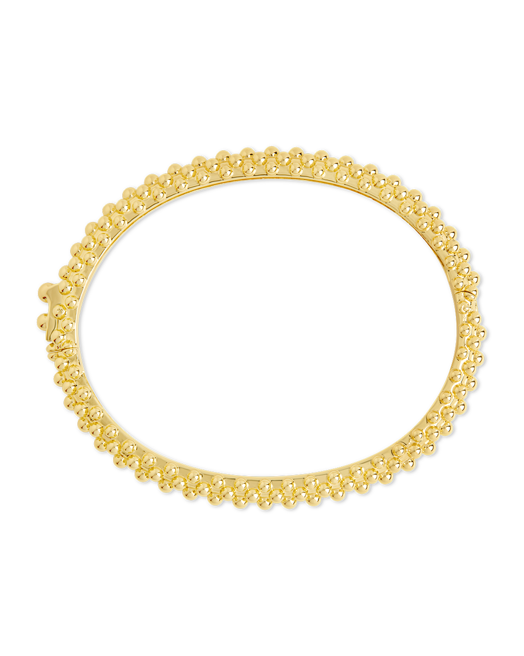 Fern Bubble Textured Bangle