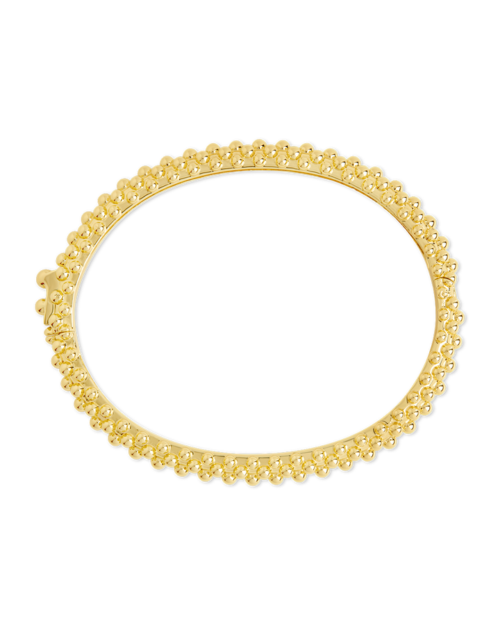 Fern Bubble Textured Bangle
