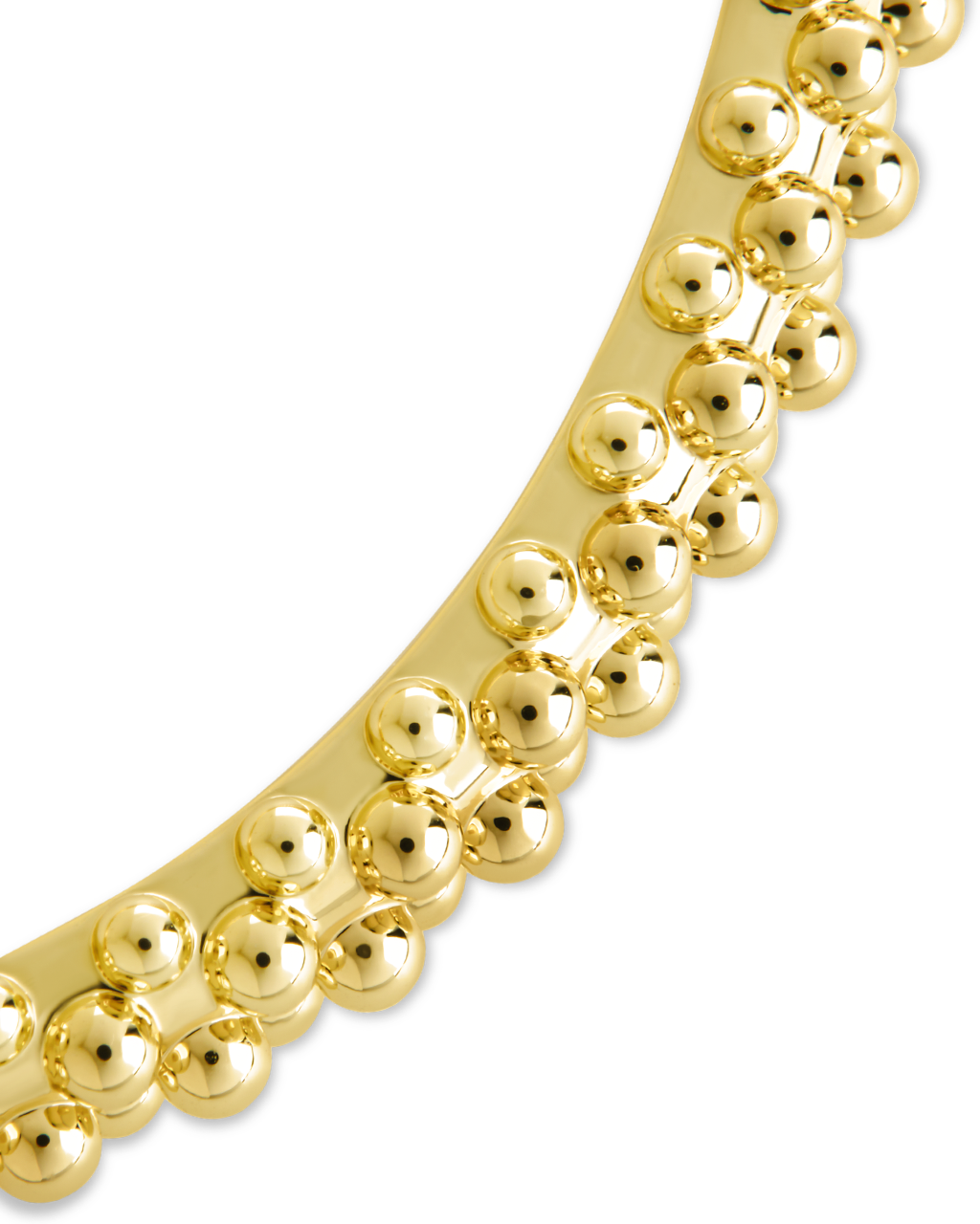 Fern Bubble Textured Bangle