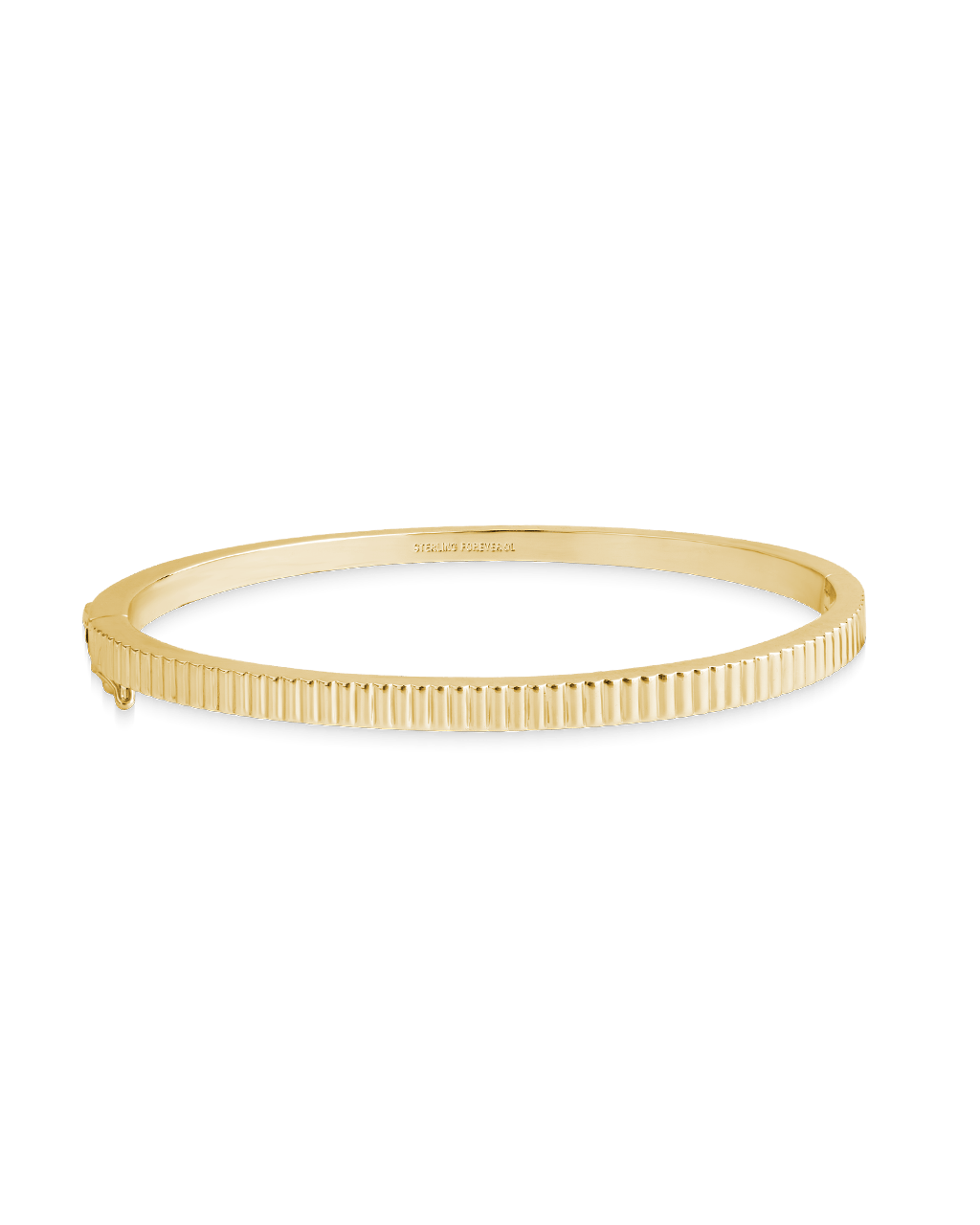 Justine Ribbed Dainty Bracelet - Sterling Forever