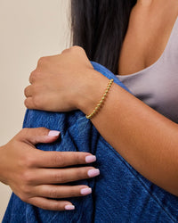 Sterling Silver Preston Beaded Bracelet - Sterling Forever