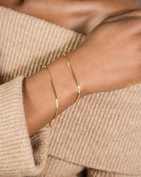 Sterling Silver Herringbone Chain Bracelet - Sterling Forever