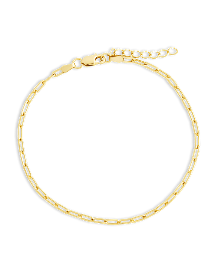 Sterling Silver Paperclip Chain Bracelet