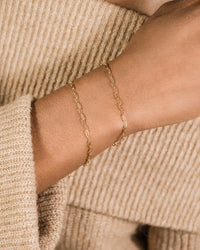 Sterling Silver Paperclip Chain Bracelet - Sterling Forever