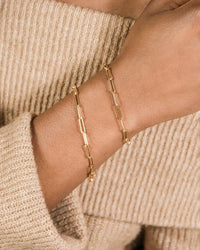Sterling Silver Paperclip Chain Bracelet - Sterling Forever