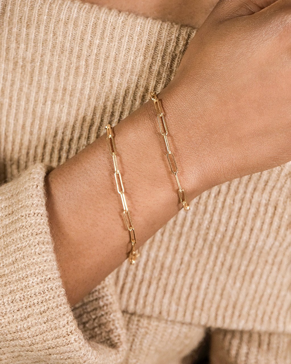 Sterling Silver Paperclip Chain Bracelet - Sterling Forever