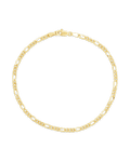 Sterling Silver Figaro Chain Bracelet - Sterling Forever