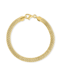 Sterling Silver Mesh Chain Bracelet - Sterling Forever