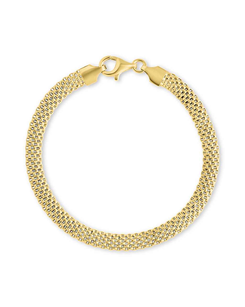 Sterling Silver Mesh Chain Bracelet - Sterling Forever