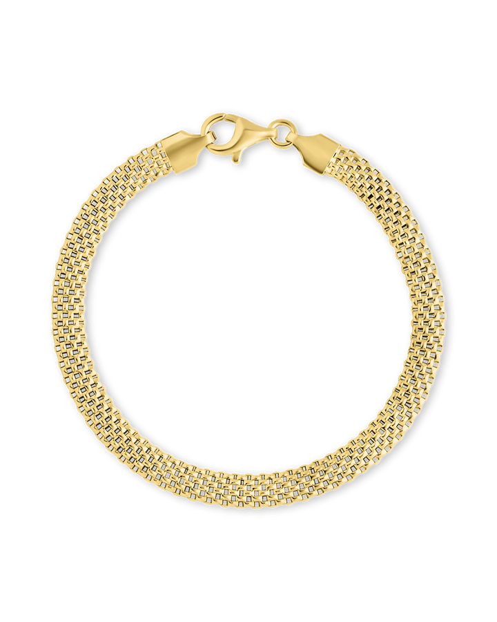 Sterling Silver Mesh Chain Bracelet