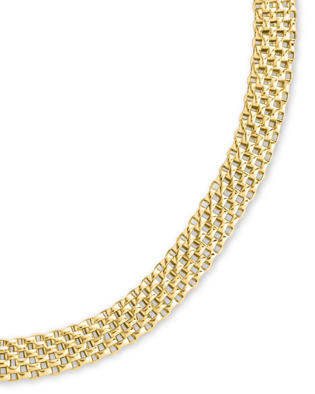 Sterling Silver Mesh Chain Bracelet - Sterling Forever