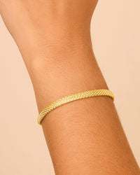 Sterling Silver Mesh Chain Bracelet - Sterling Forever