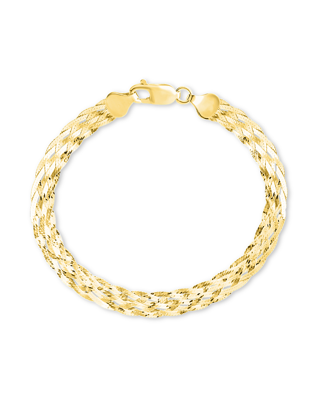 Sterling Silver Woven Chain Bracelet