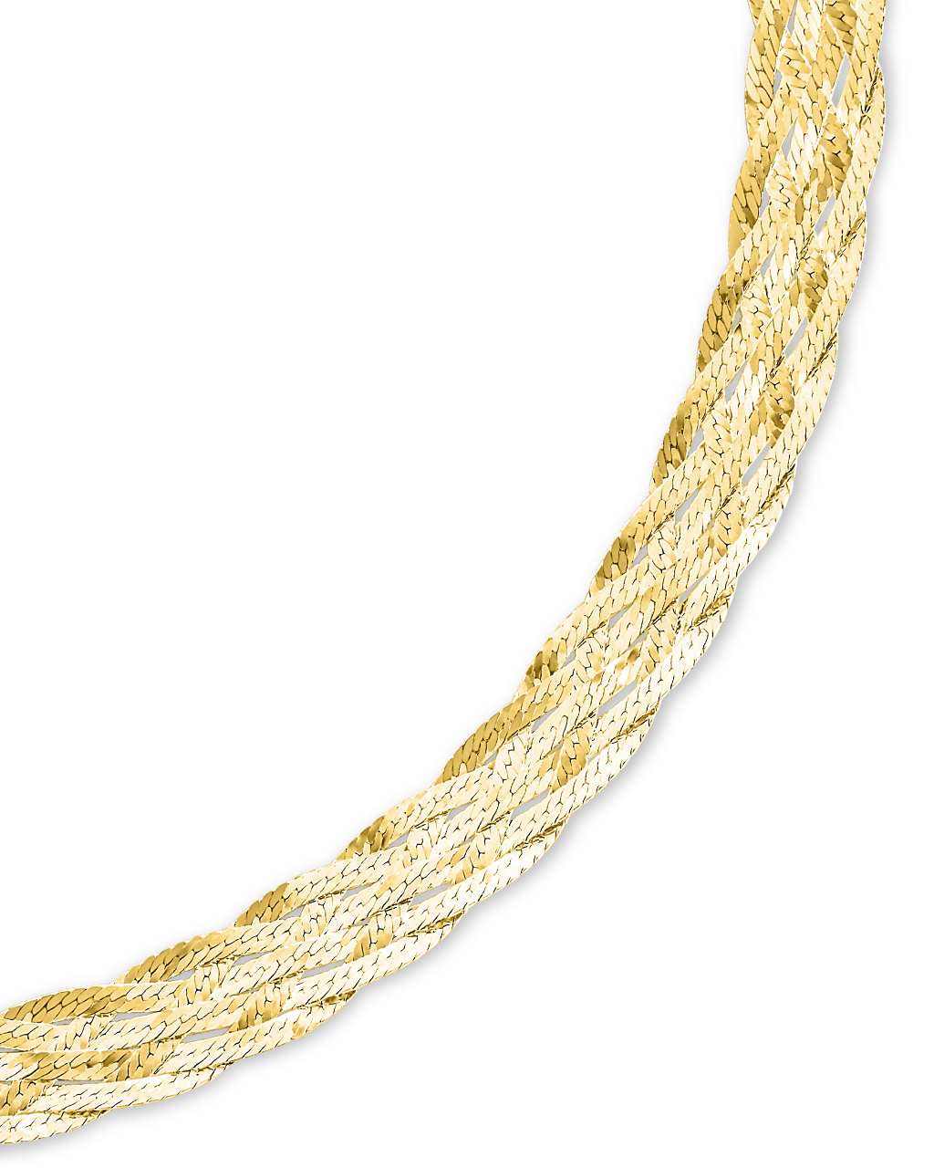 Sterling Silver Woven Chain Bracelet