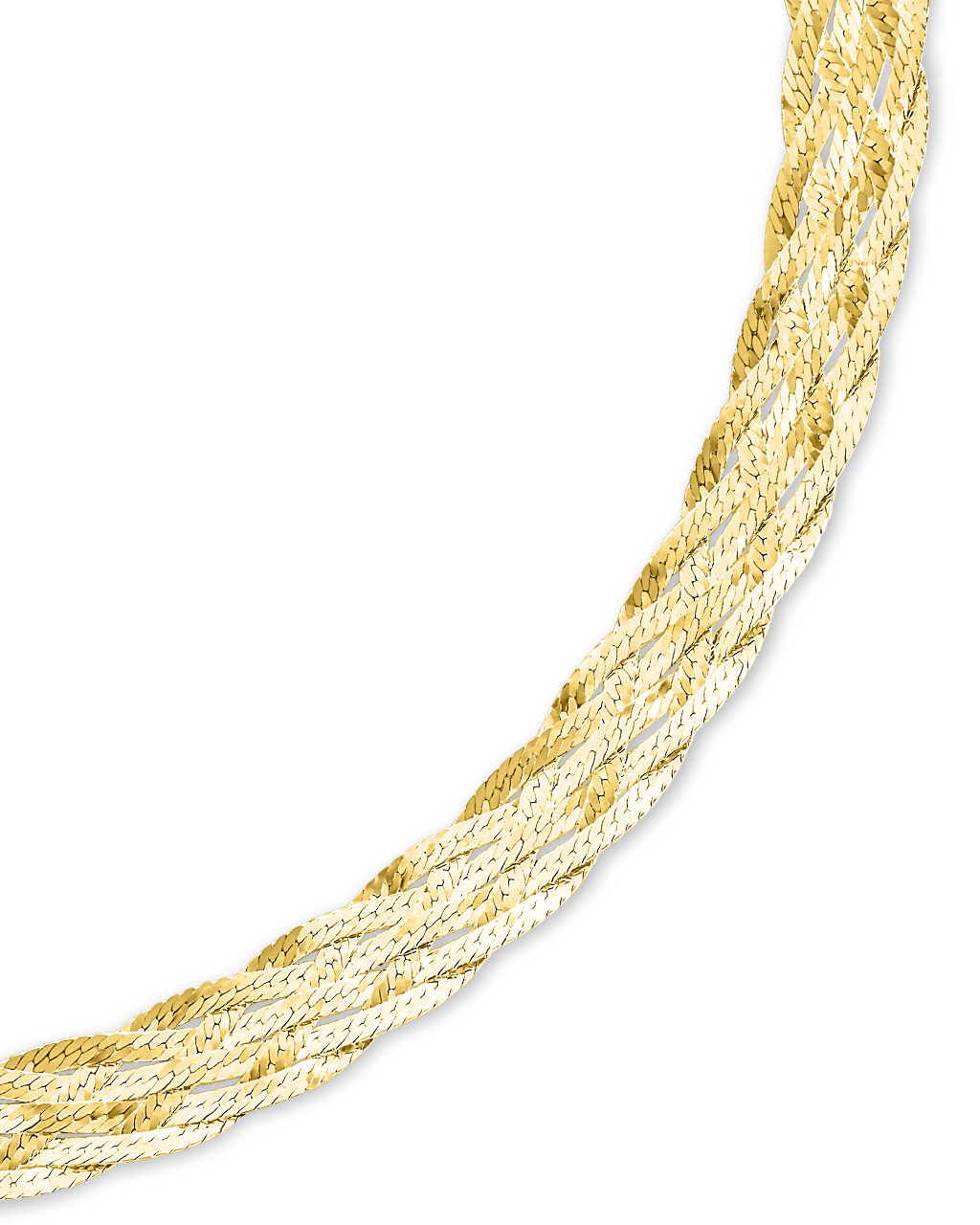 Sterling Silver Woven Chain Bracelet - Sterling Forever