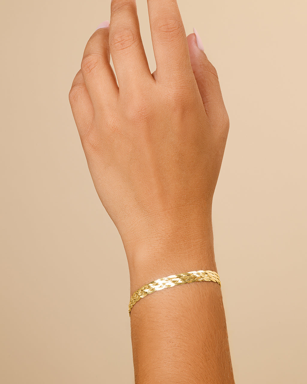 Sterling Silver Woven Chain Bracelet