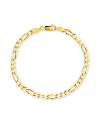 Dainty Sterling Silver Figarro Chain Bracelet - Sterling Forever
