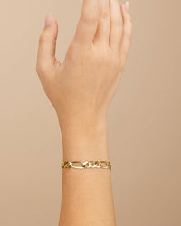 Dainty Sterling Silver Figarro Chain Bracelet - Sterling Forever