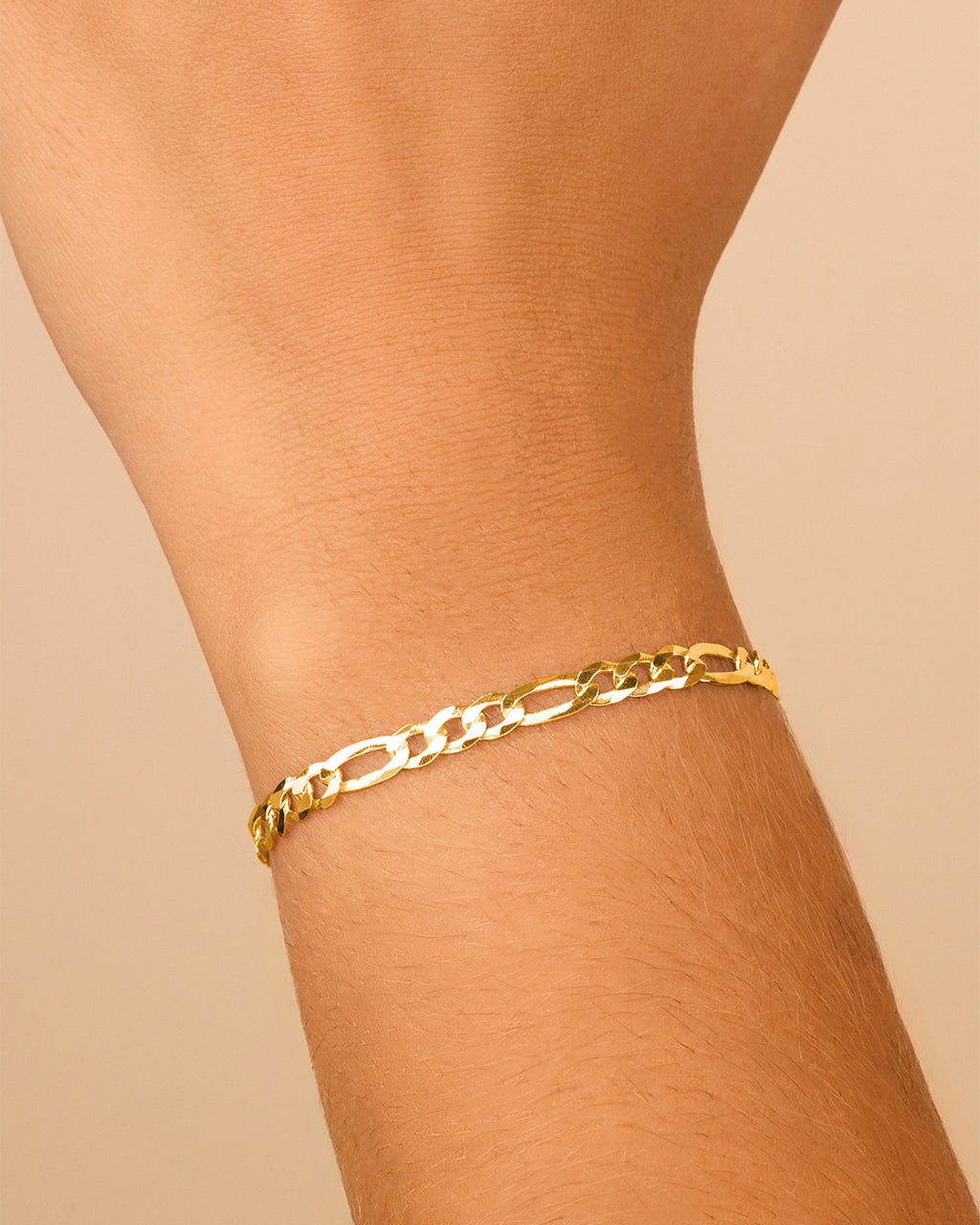 Dainty Sterling Silver Figarro Chain Bracelet - Sterling Forever