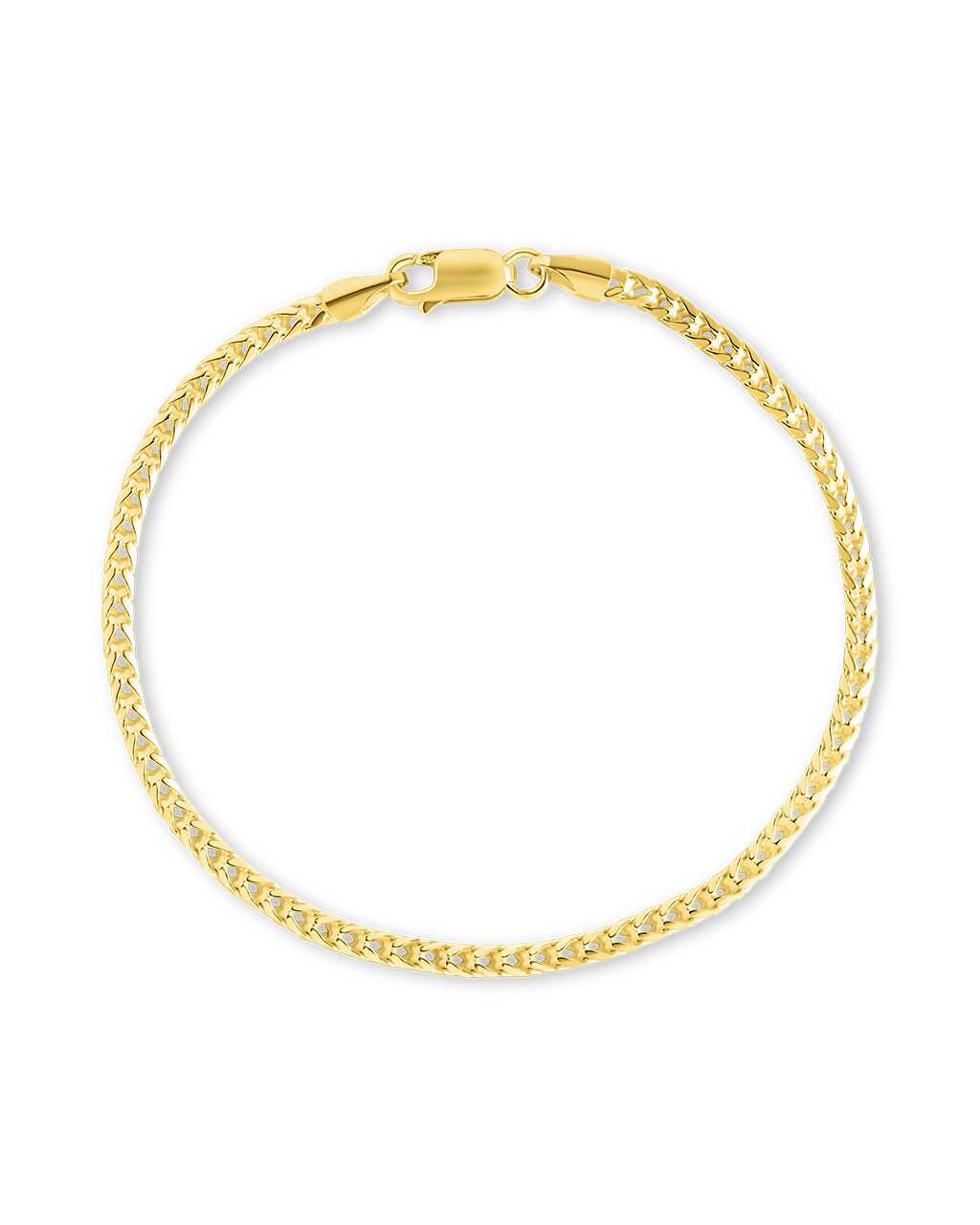 Sterling Silver Kira Wheat Chain Bracelet - Sterling Forever