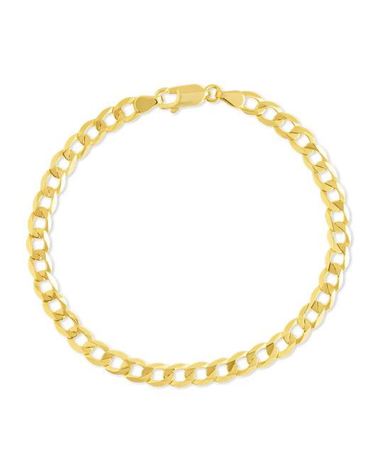 Sterling Silver Malena Cuban Link Chain Bracelet