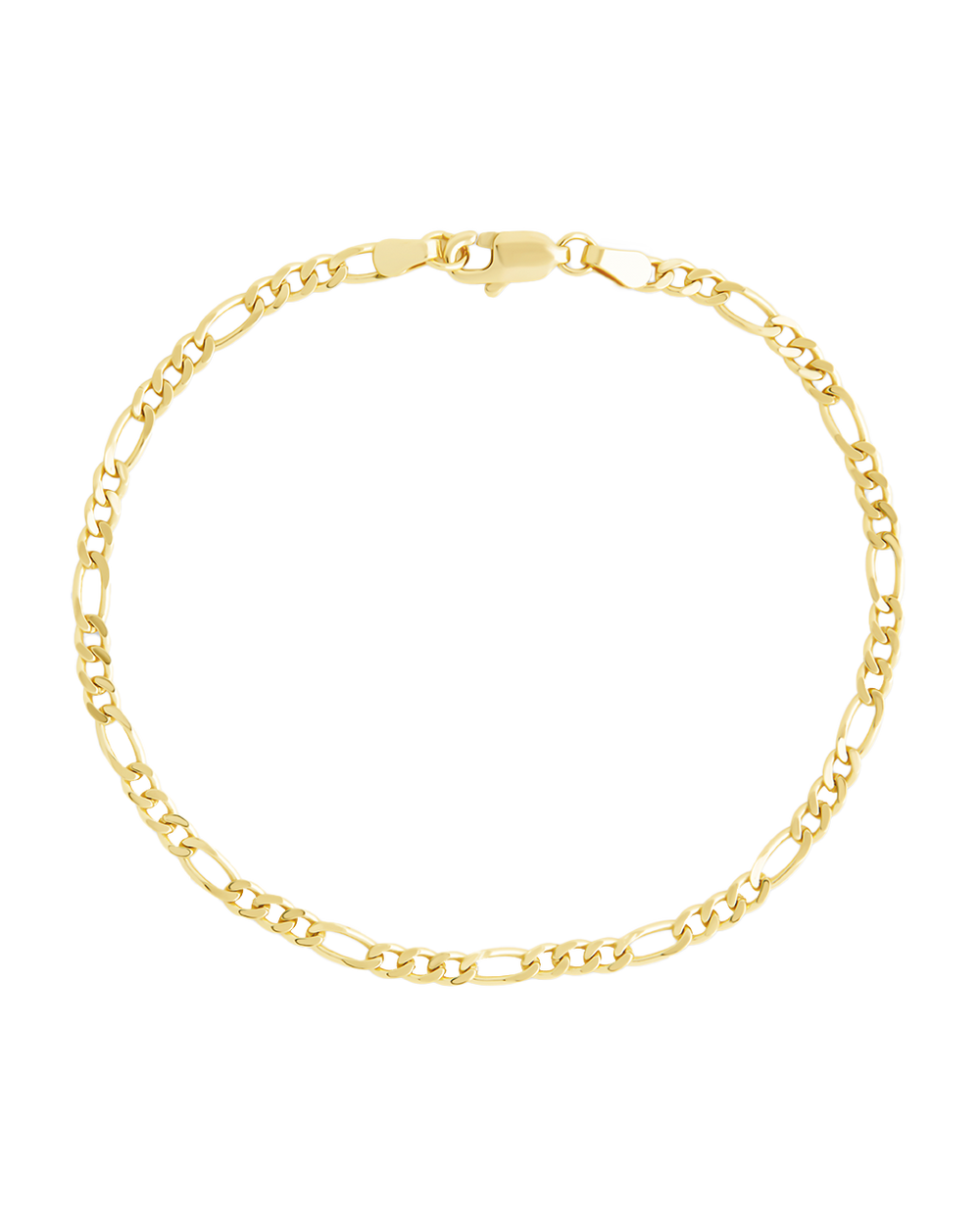 Sterling Silver Anne Dainty Figaro Chain Bracelet