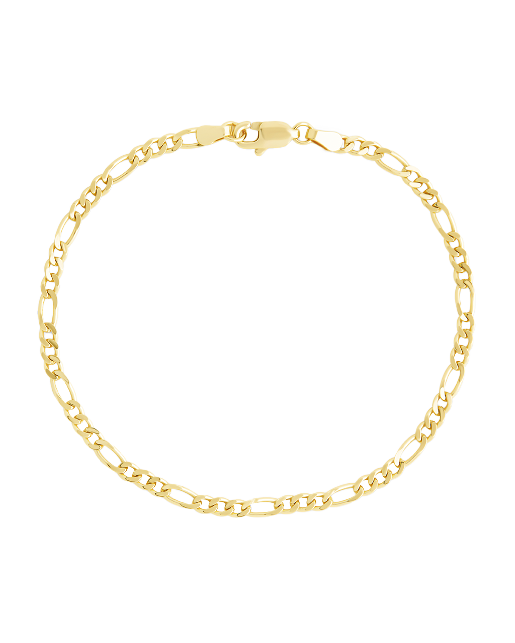 Sterling Silver Anne Dainty Figaro Chain Bracelet
