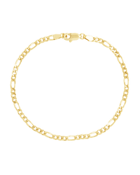 Sterling Silver Anne Dainty Figaro Chain Bracelet - Sterling Forever